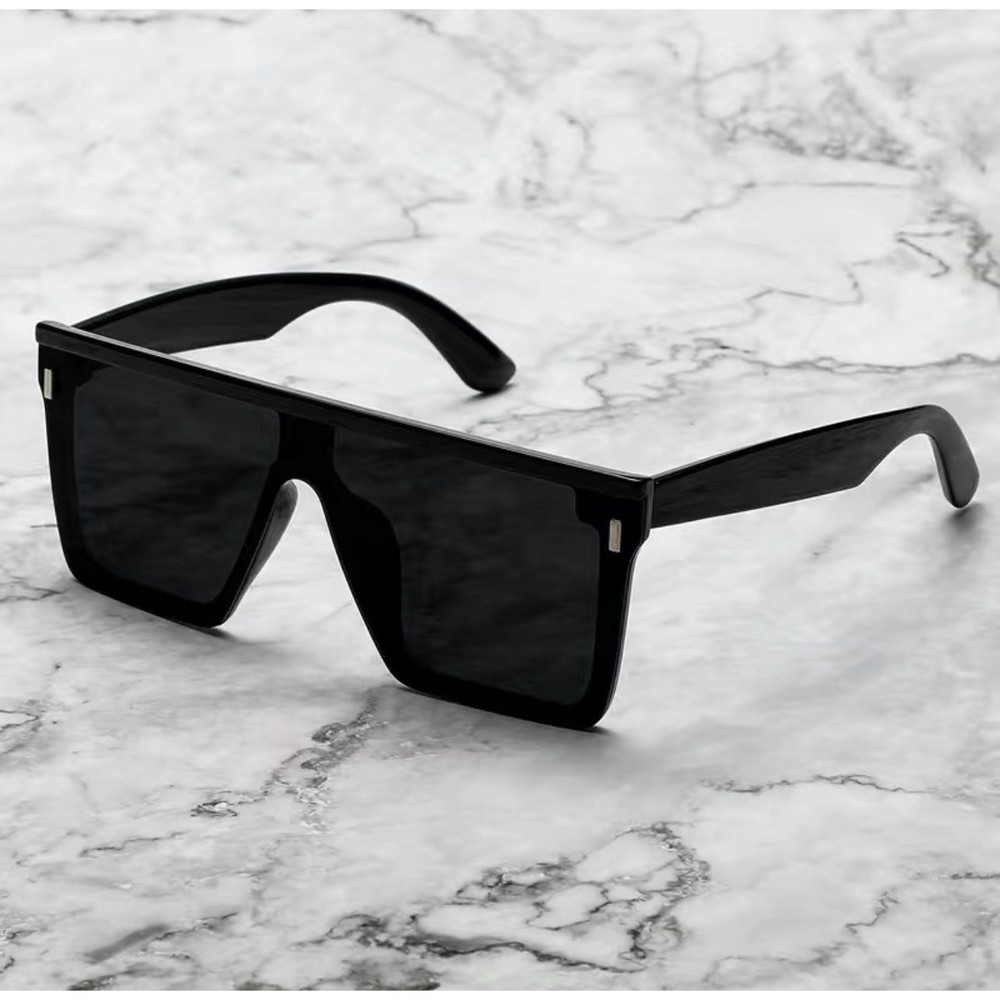 COPY - Men's Full Oversized Flat Frame Square Sunglasses